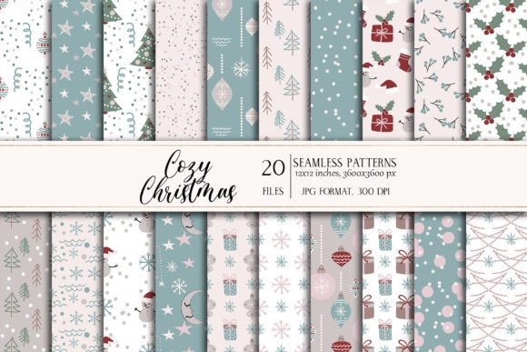 Cozy Christmas Patterns Collection – Perfect for DIY Design