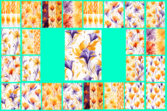 Saffron Patterns: A Creative Resource for Design and Craft Projects