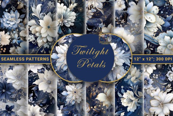Twilight Petals Floral Patterns