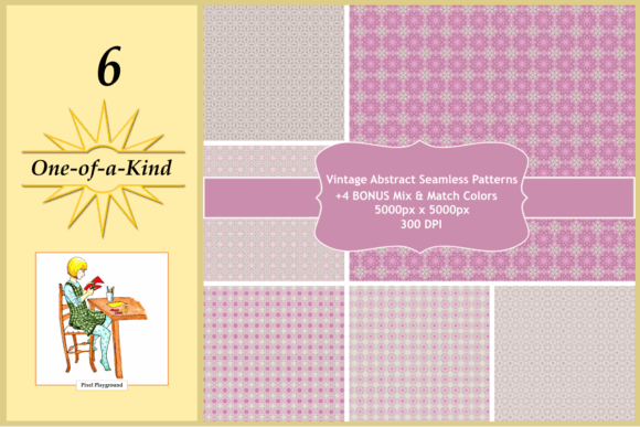 Vintage Abstract Seamless Patterns Plus: A Versatile Design Resource