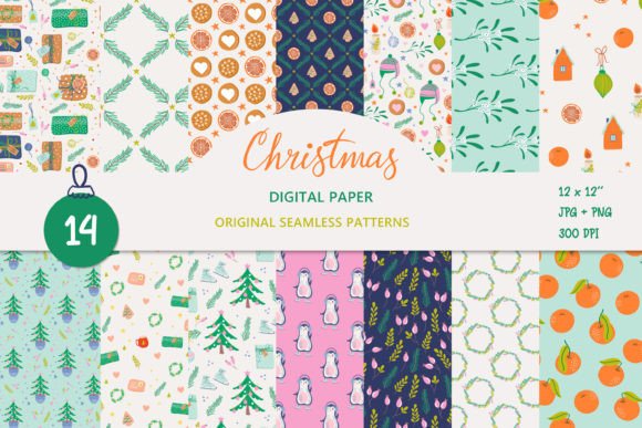 Winter Seamless Patterns Christmas